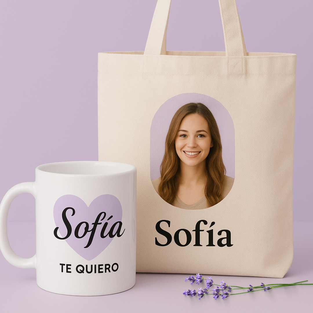 Taza + Bolso personalizado
