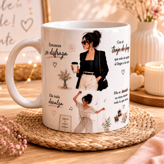 Taza Personalizada Inspira Mujer | Sofina Creative
