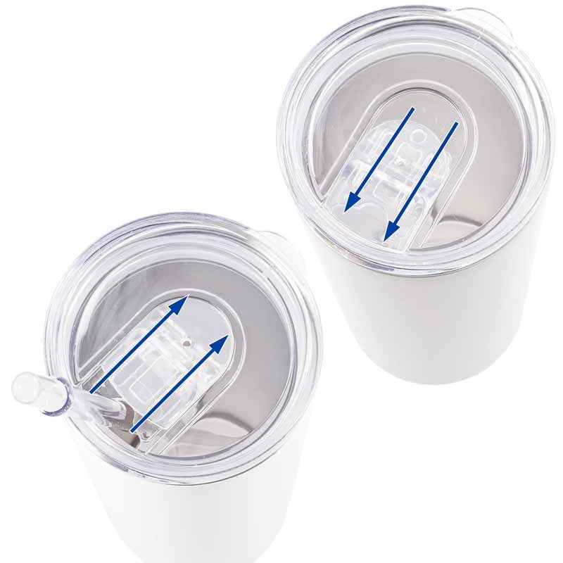 Vaso Térmico Sublimable 20 OZ de Acero Inoxidable con Tapa y Pajilla | Sofina Creative